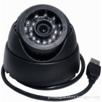 New Style! Mjpg TF Card 0.3 Mega Pixels USB Plastic IR 3.6mm Dome Camera